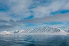 Monaco Glacier off the shores of the Arctic Ocean Spitsbergen Island-Svalbard-Norway Coastal Print